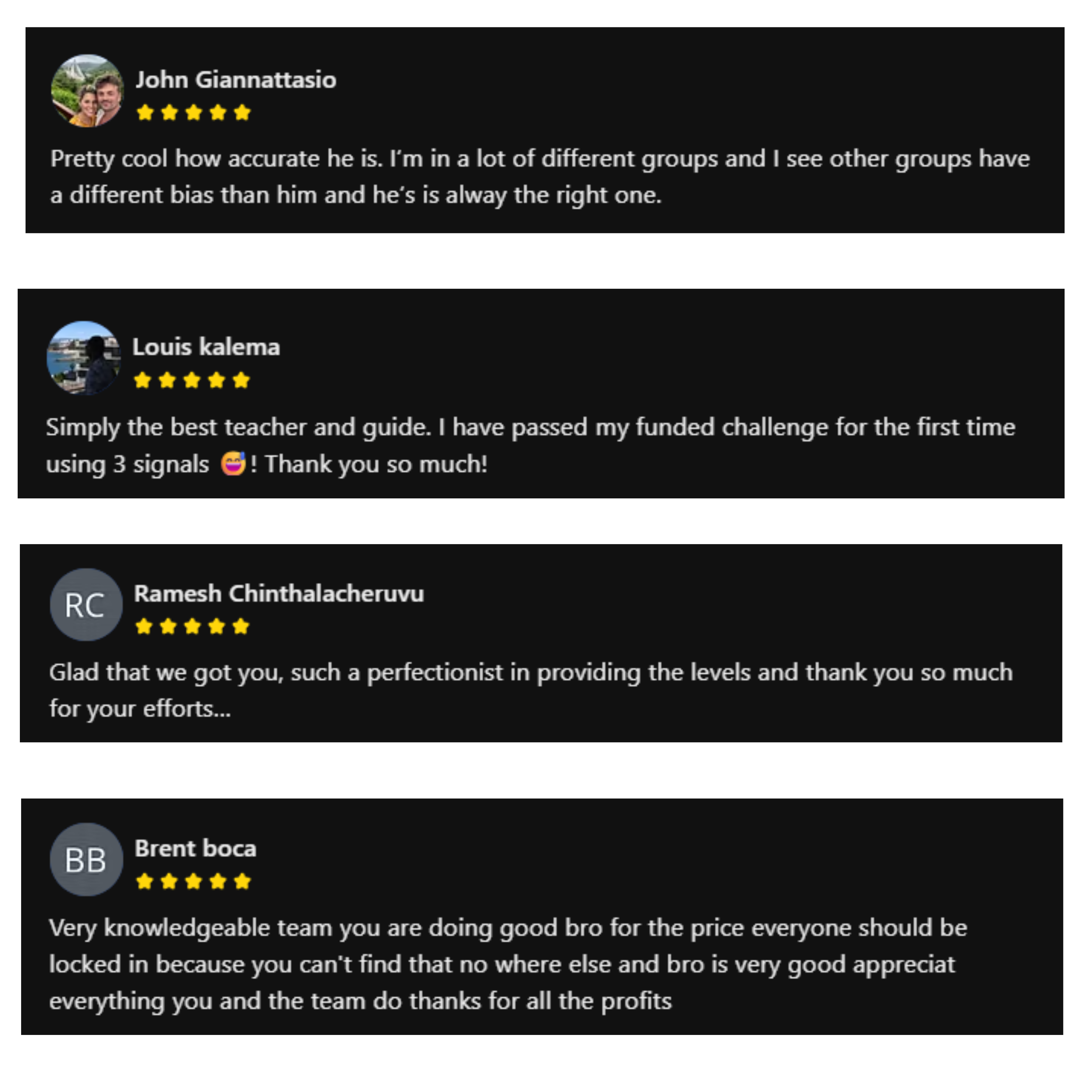 Customer review 4 - Successful prop firm challenge